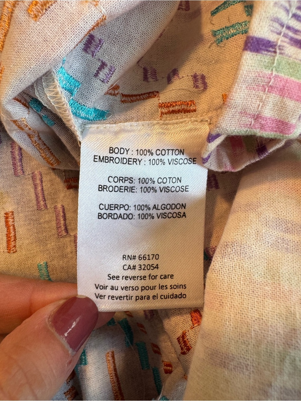 Anthropologie Not So Serious Abstract Embroidered Mini Dress 2X - Picture 12 of 13